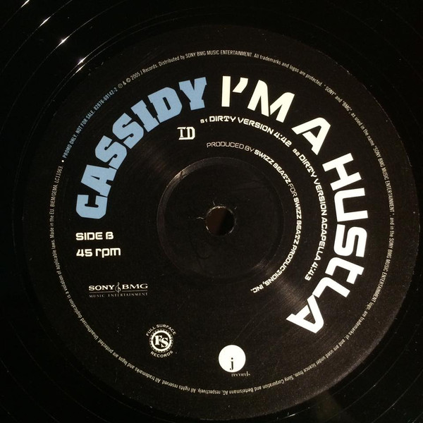 Cassidy - I'm A Hustla | Sony BMG Music Entertainment (82876-69142-2)