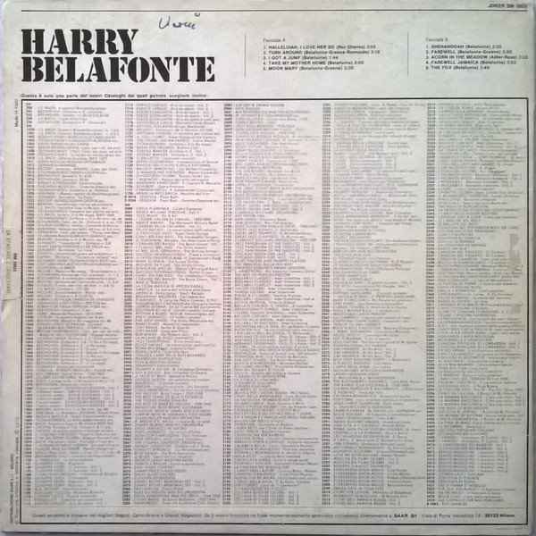 Harry Belafonte - Harry Belafonte | Joker (SM 3803)