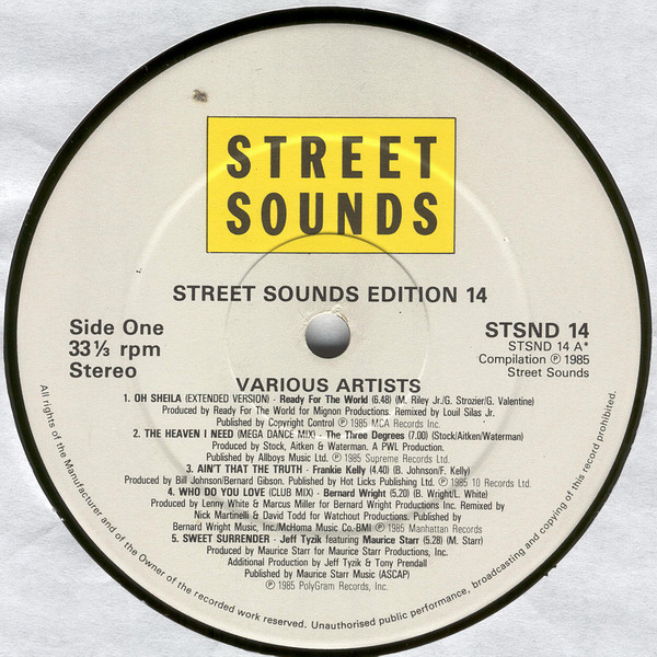 Various - Street Sounds Edition 14 | Street Sounds (STSND 14) - 3