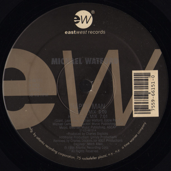 Michael Watford - Happy Man | EastWest Records America (0-66151) Michael Watford - Happy Man | EastWest Records America (0-66151)