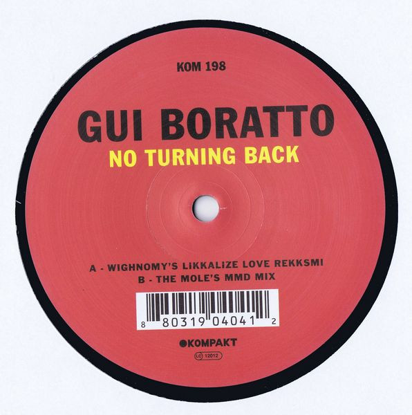 Gui Boratto - No Turning Back | Kompakt (KOMPAKT 198) Gui Boratto - No Turning Back | Kompakt (KOMPAKT 198)