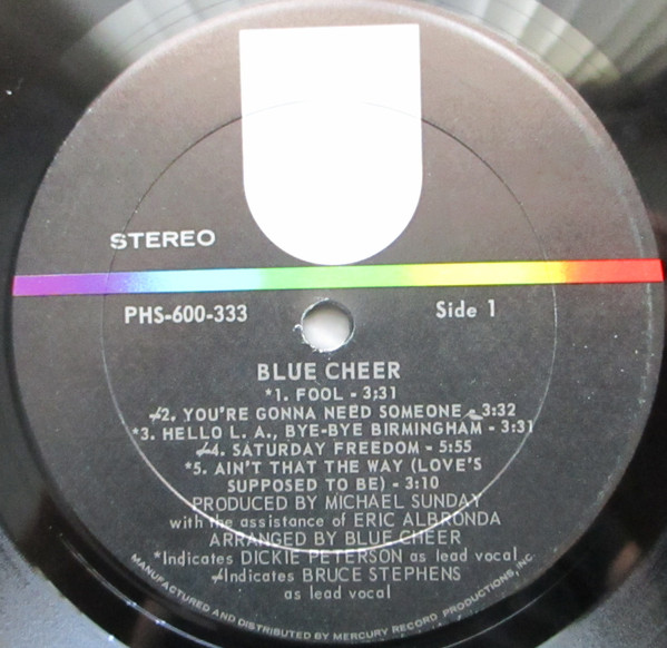 Blue Cheer - Blue Cheer | Philips (PHS-600-333) - 3