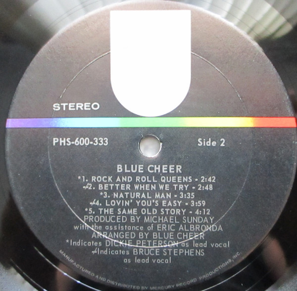 Blue Cheer - Blue Cheer | Philips (PHS-600-333) - 4