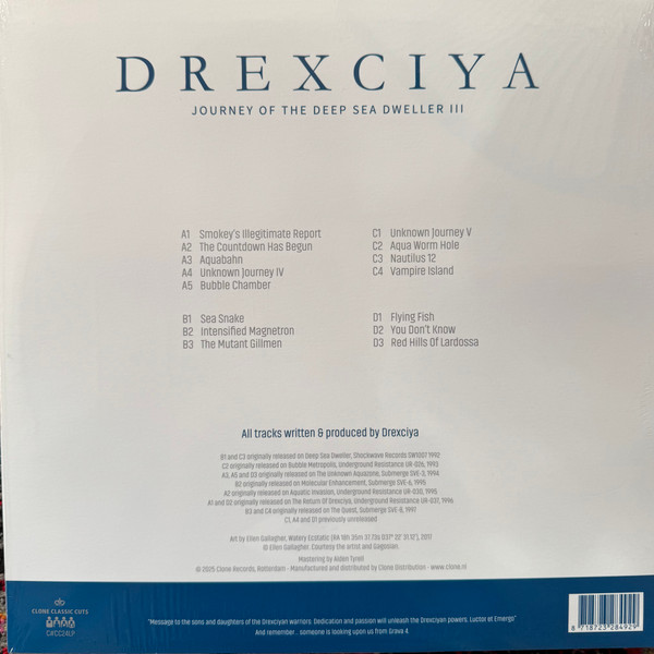 Drexciya - Journey Of The Deep Sea Dweller III | Clone Classic Cuts (C#CC24LP) - 2