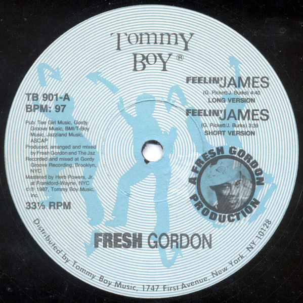 Fresh Gordon - Feelin' James | Tommy Boy (TB 901)