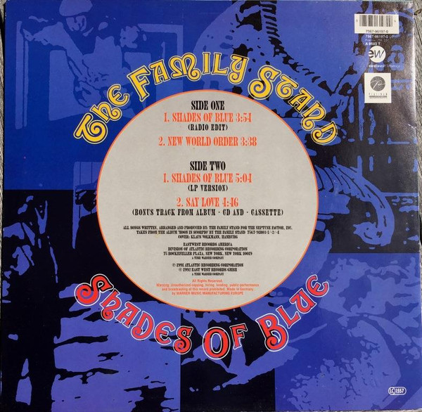 The Family Stand - Shades Of Blue | EastWest Records America (7567-96197-0) - 2