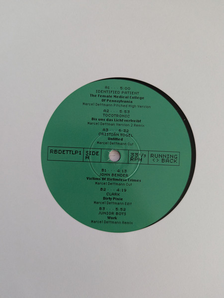 Marcel Dettmann - Running Back Mastermix: Marcel Dettmann Edits+Cuts | Running Back (RBDETTLP1) - 4