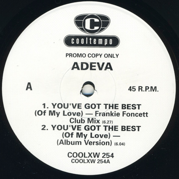 Adeva - You've Got The Best (Of My Love) | Cooltempo (COOLXW 254) - main