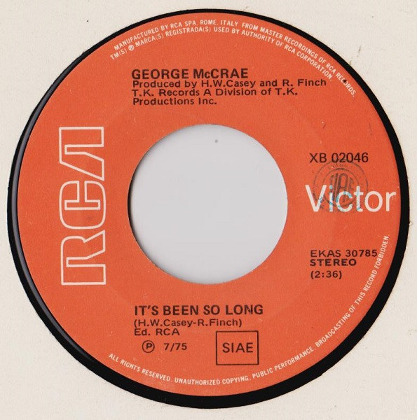 George McCrae - Honey - I'll Live My Life For You | RCA (XB 02046) - 4