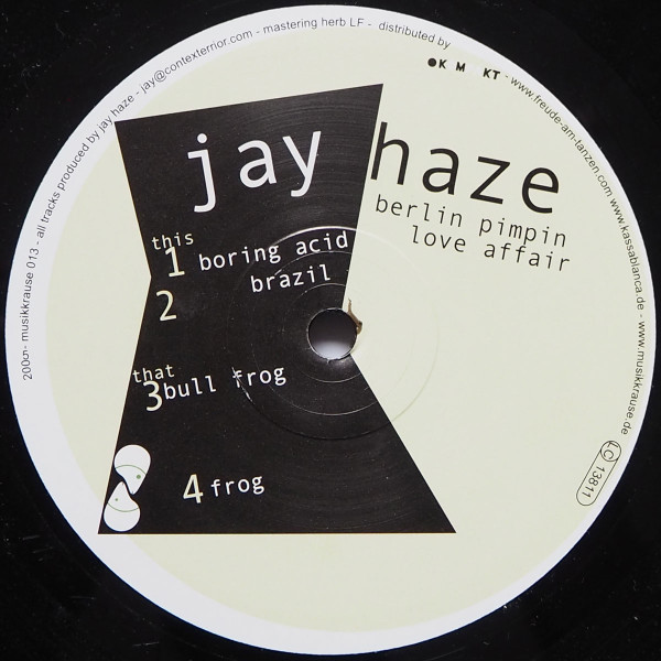 Jay Haze - Berlin Pimpin Love Affair EP | Musik Krause (MK 13)