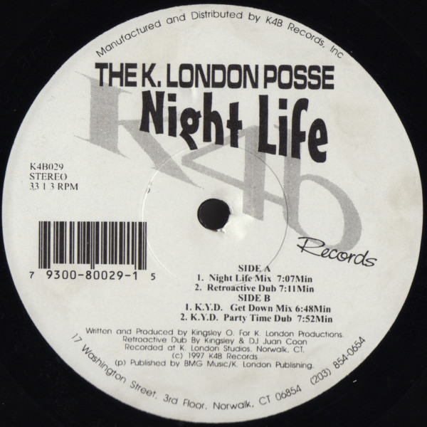 The K. London Posse - Night Life | K4B Records (K4B029) The K. London Posse - Night Life | K4B Records (K4B029)
