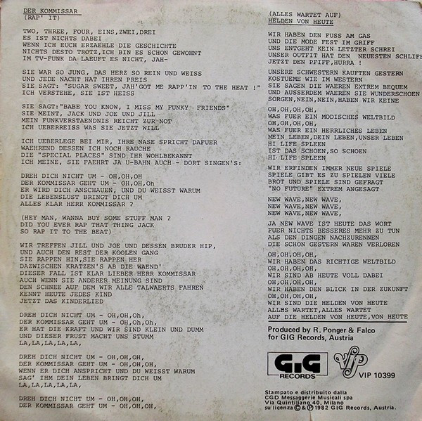 Falco - Der Kommissar | VIP (VIP 10399) - 2 Falco - Der Kommissar | VIP (VIP 10399) - 2