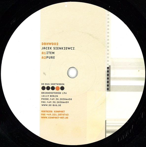 Jacek Sienkiewicz - Item / Microfilm | De:Bug Hartwaren (DBHW002) - main