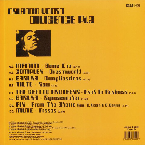 Orlando Voorn - Diligence Pt. 2 | Above Board Projects (ABP LP002) - 2