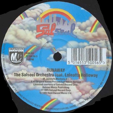 The Salsoul Orchestra - You're Just The Right Size / Runaway | Salsoul Records (12 SALSA 5) - 2 The Salsoul Orchestra - You're Just The Right Size / Runaway | Salsoul Records (12 SALSA 5) - 2