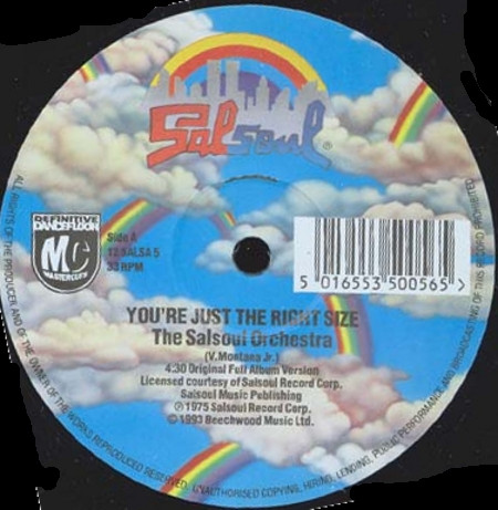 The Salsoul Orchestra - You're Just The Right Size / Runaway | Salsoul Records (12 SALSA 5) - main The Salsoul Orchestra - You're Just The Right Size / Runaway | Salsoul Records (12 SALSA 5) - main