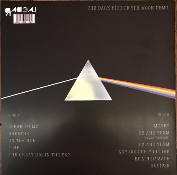 Pink Floyd - The Dark Side Of The Moon Demo | Radical (7782) - 2