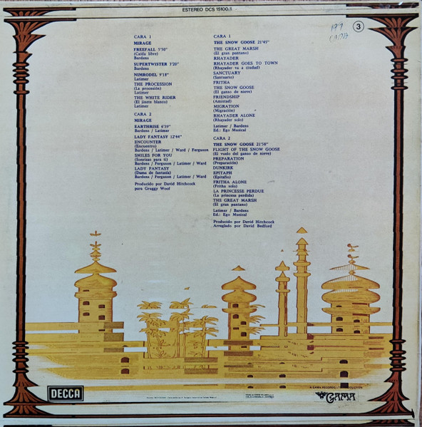 Camel - Camel | Decca (DCS 15100/1) - 2