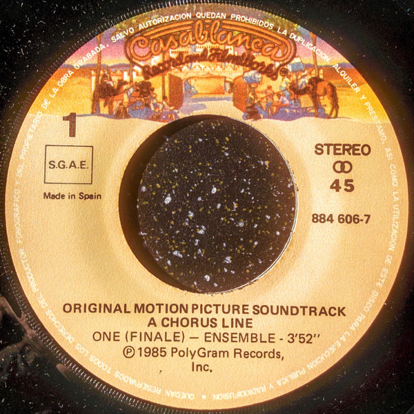 "A Chorus Line" Original Motion Picture Cast - A Chorus Line - The Movie | Casablanca (884 606-7) - 3 "A Chorus Line" Original Motion Picture Cast - A Chorus Line - The Movie | Casablanca (884 606-7) - 3