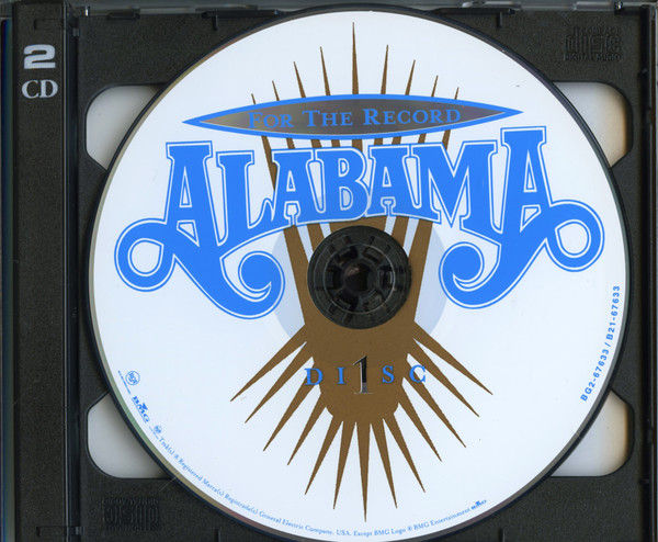 Alabama - For The Record | RCA (BG2 67633) - 3