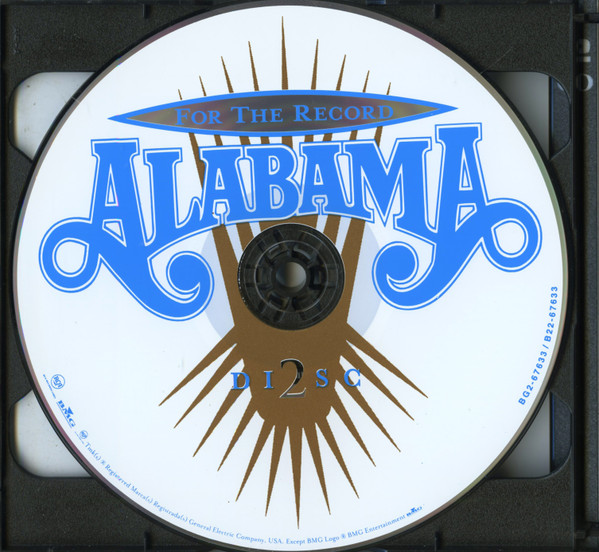 Alabama - For The Record | RCA (BG2 67633) - 4