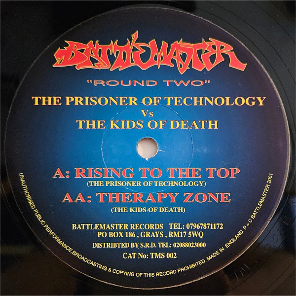 Prisoners Of Technology , Kids Of Death - Rising To The Top / Therapy Zone | Battlemaster Records (TMS002)