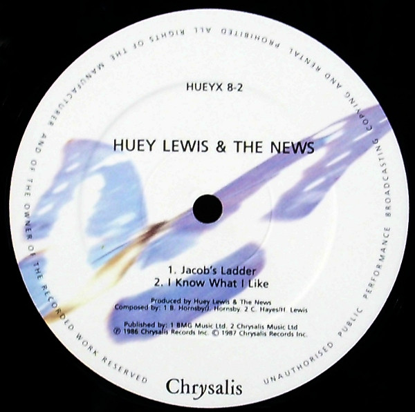 Huey Lewis & The News - Doing It All For My Baby | Chrysalis (HUEYX 8) - 3 Huey Lewis & The News - Doing It All For My Baby | Chrysalis (HUEYX 8) - 3
