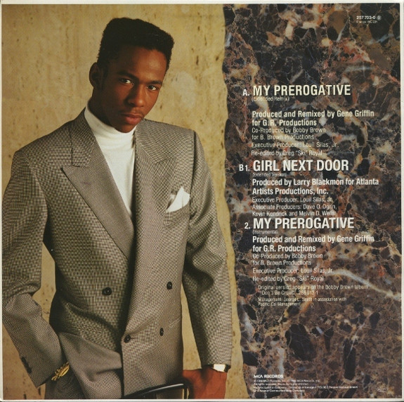 Bobby Brown - My Prerogative (Extended Remix) | MCA Records (257 703-0) - 2