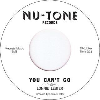 Lonnie Lester - You Can't Go | Tramp Records (TR-143)