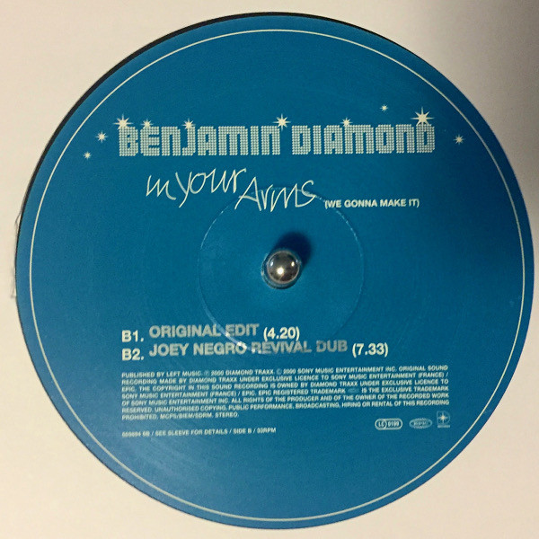 Benjamin Diamond - In Your Arms (We Gonna Make) | Epic (669894 6) - 3