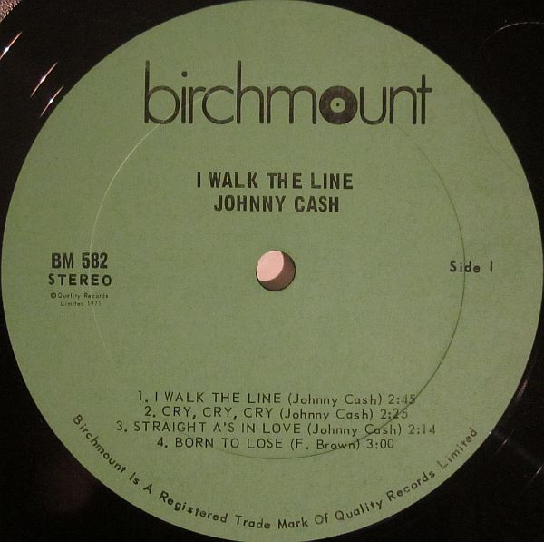 Johnny Cash - I Walk The Line | Birchmount (BM 582) - 2 Johnny Cash - I Walk The Line | Birchmount (BM 582) - 2
