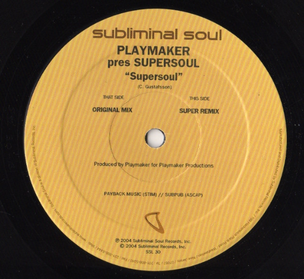 Playmaker Presents Supersoul - Supersoul | Subliminal Soul (SSL30)