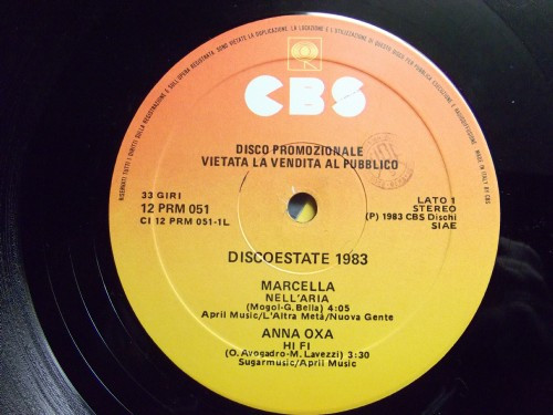 Various - Discoestate 1983 | CBS (12 PRM 051) Various - Discoestate 1983 | CBS (12 PRM 051)