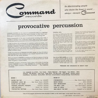 The Command All-Stars - Provocative Percussion | Command (RS 33-806) - 2