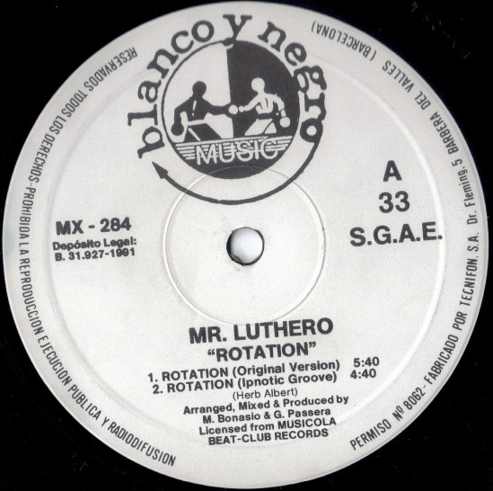 Mr. Luthero - Rotation | Blanco Y Negro (MX  284) - 2