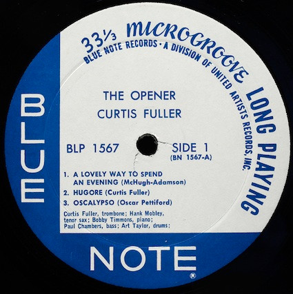 Curtis Fuller - The Opener | Blue Note (1567) - 3