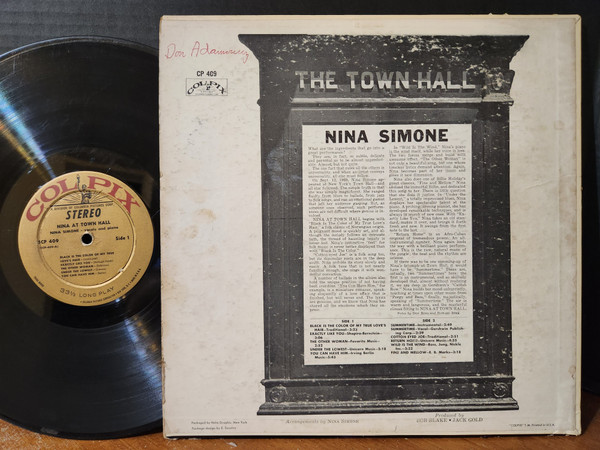 Nina Simone - Nina Simone At Town Hall | Colpix Records (SCP 409) - 4 Nina Simone - Nina Simone At Town Hall | Colpix Records (SCP 409) - 4