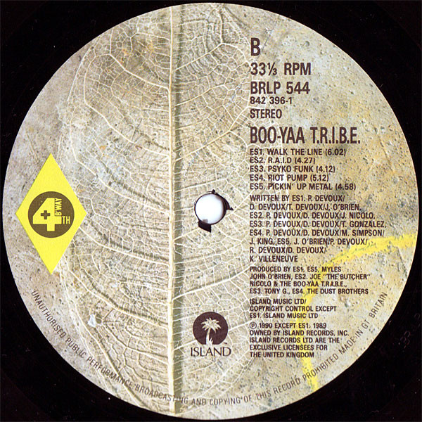 Boo-Yaa T.R.I.B.E. - New Funky Nation | 4th & Broadway (BRLP 544) - 3