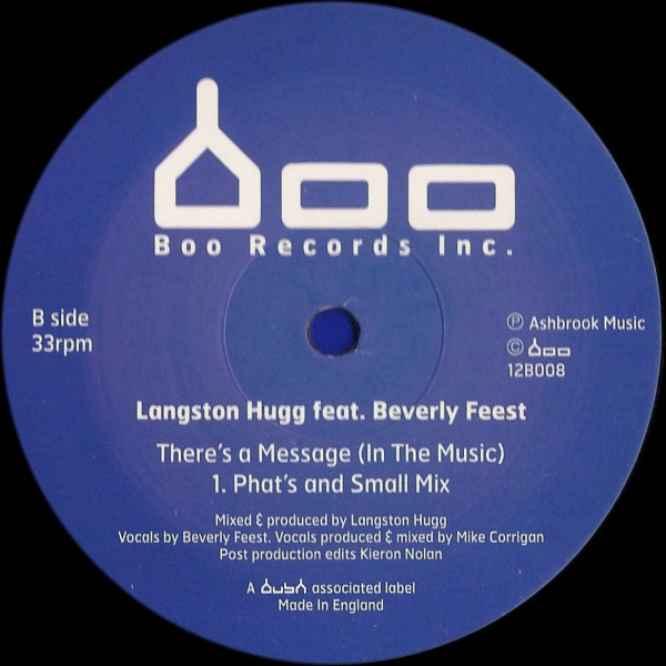 Langston Hugg Feat. Beverly Feest - There's A Message (In The Music) | Boo Records Inc. (12BOO8) - 2