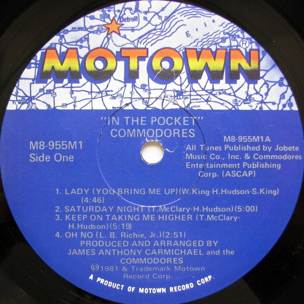 Commodores - In The Pocket | Motown (M8-955M1) - 3