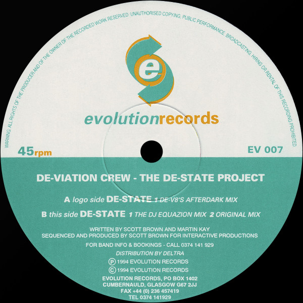 De-viation Crew - The De-State Project | Evolution Records (EV 007)