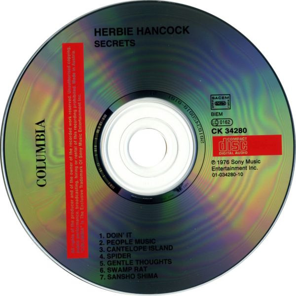 Herbie Hancock - Secrets | Columbia (CK 34280) - 3 Herbie Hancock - Secrets | Columbia (CK 34280) - 3