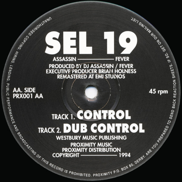 Sel 19 - The Chuck | Proximity Records (PRX001) - 2