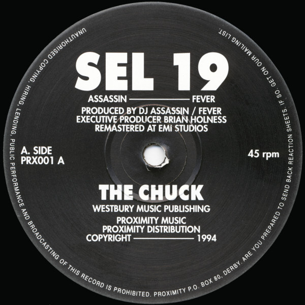 Sel 19 - The Chuck | Proximity Records (PRX001) - main