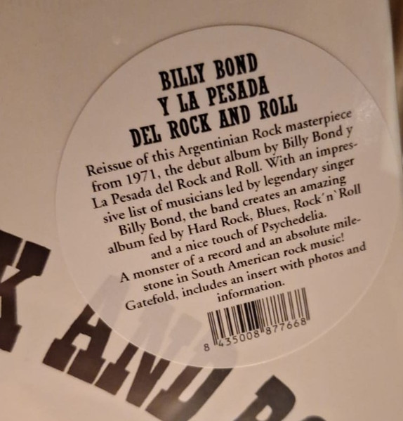 Billy Bond Y La Pesada Del Rock And Roll - Billy Bond Y La Pesada Del Rock And Roll | Beat Generation (8435008877668) - 3