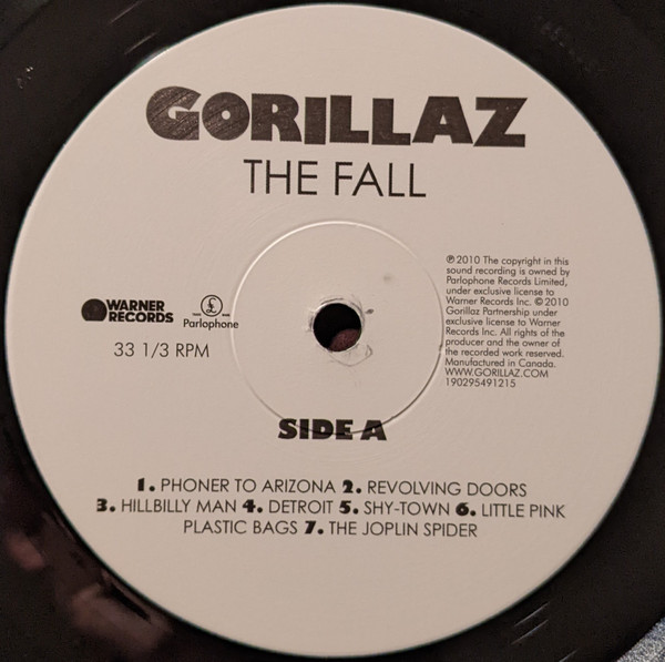 Gorillaz - The Fall | Parlophone (190295491215) - 2