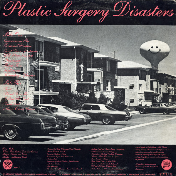 Dead Kennedys - Plastic Surgery Disasters | Statik Records (STAT LP 11) - 2