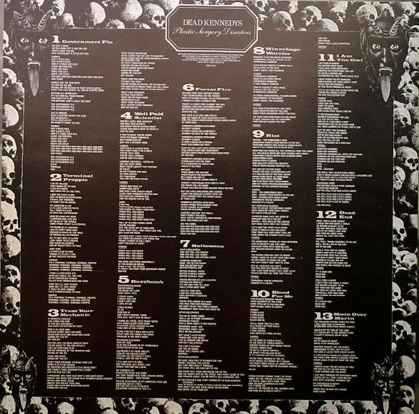 Dead Kennedys - Plastic Surgery Disasters | Statik Records (STAT LP 11) - 19