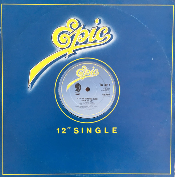 KC & The Sunshine Band - Give It Up | Epic (TA 3017) - 3