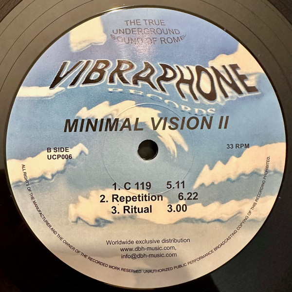 Minimal Vision - Minimal Vision II | Vibraphone Records (UCP 006) - 3